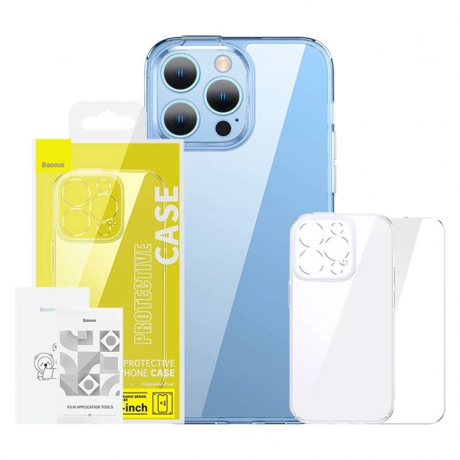 przezroczyste etui i szkło hartowane dla iPhone 14 Plus Baseus SuperCeramic