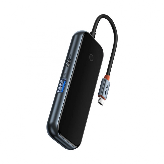 Baseus Hub USB-C na 4x USB 3.0 ciemnoszary