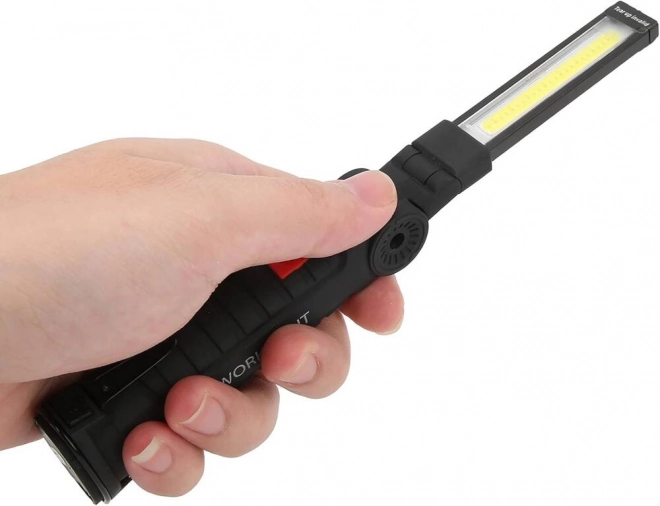 Magnetyczna lampa warsztatowa Magnese z uchwytem składanym USB 5w1
