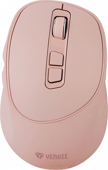Bezprzewodowa mysz 2,4 GHz z cichymi przełącznikami i ładowaniem USB‑C – Różowa