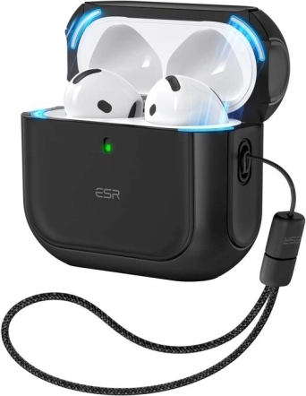 Etui do AirPods 4 Orbit Hybrid czarne