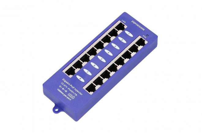 Extralink 8-portowy PoE wstrzykiwacz gigabit