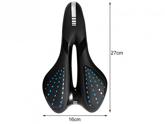 Sportowe siodło rowerowe z żelową wyściółką