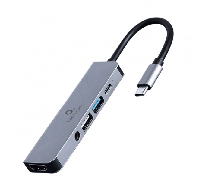 Adapter USB-C 5 w 1, PD, HDMI, Audio, USB 3.1, USB 2.0