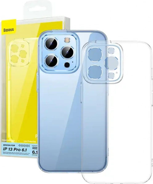 Ochronne etui Baseus Crystal do iPhone 13 Pro z hartowanym szkłem