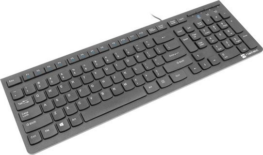 NATEC Discus 2 slim czarna klawiatura