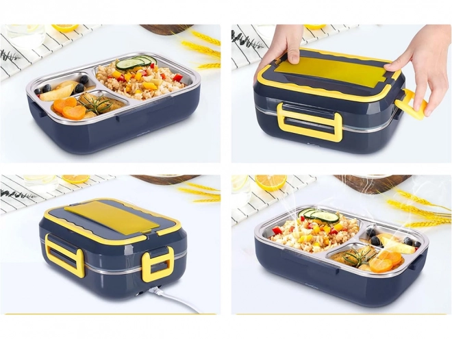 Elektryczny podgrzewany lunchbox do samochodu roboczego
