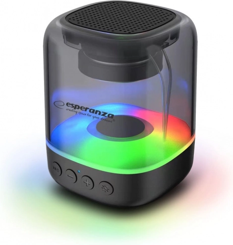 Głośnik Bluetooth FM LED RGB Viola
