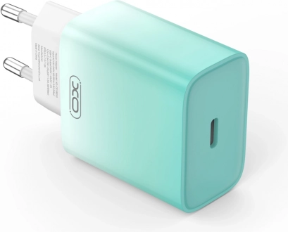 Nabiurkowa ładowarka ścienna XO CE18 USB‑C PD 30 W niebieska