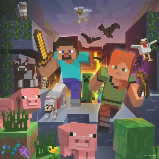 Minecraft Biomy 3x49 elementów
