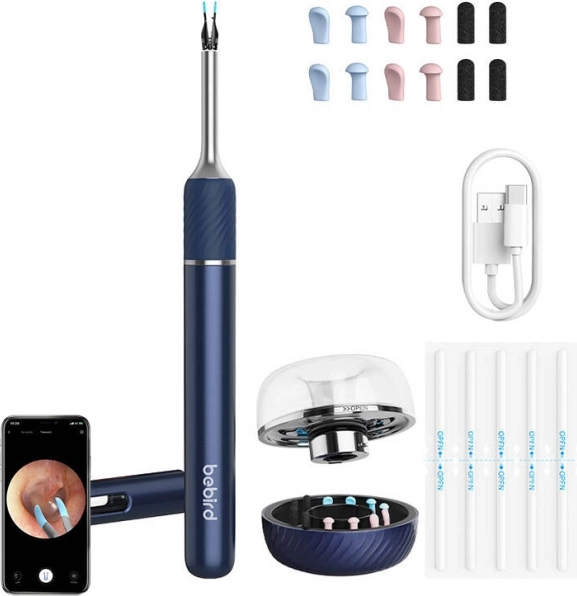 BEBIRD Note 5 Pro – inteligentny otoskop z kamerą (niebieski)