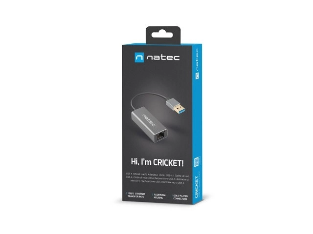 Adapter USB ethernet Natec Cricket