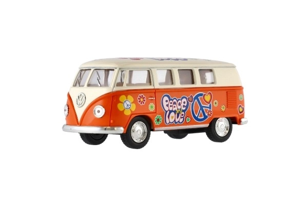 Autobus Kinsmart VW Klasyczny metal/plastik 13cm na napęd wsteczny