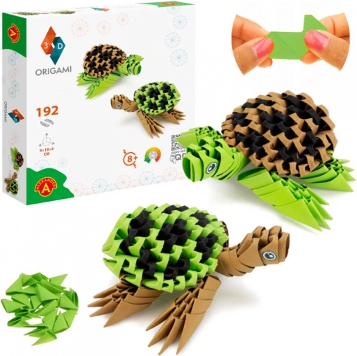 Kreatywny zestaw Origami 3D żółwie