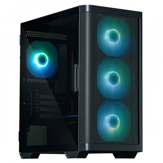 Obudowa komputerowa M4 czarna mATX Mini Tower 4 wentylatory ARGB