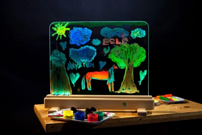 Jonely magiczna świetlna tablica do rysowania z LED, 55,7 × 46,7 cm