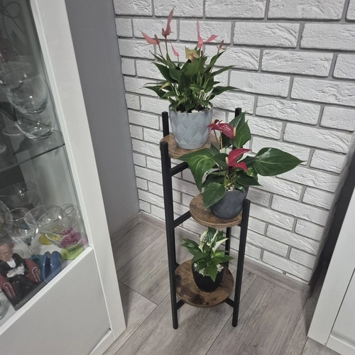 Wolnostojący stojak na kwiaty 80cm