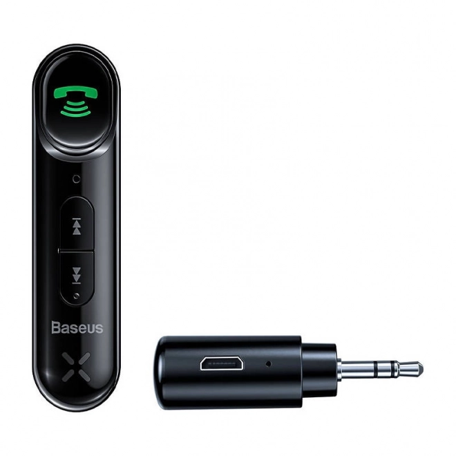 Baseus Qiyin AUX odbiornik Bluetooth do samochodu czarny