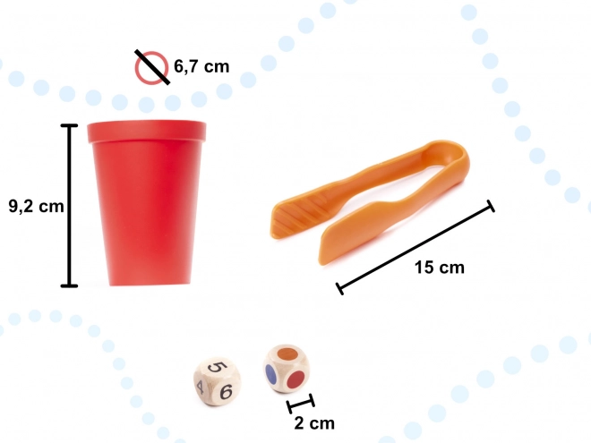 Kreatywne kolorowe kamienie Montessori zestaw 65 szt.