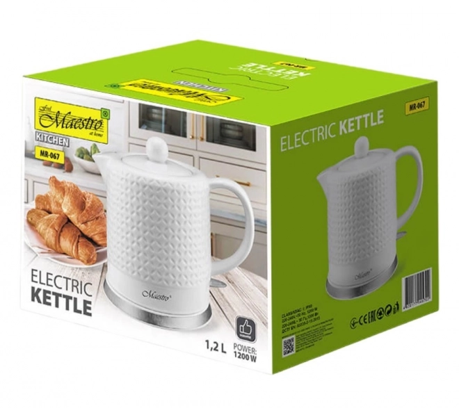 Ceramiczny czajnik elektryczny Maestro 1,2 l 1200 W