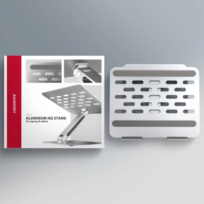 Podstavec do laptopa AXAGON STND-LQ z aluminium, 10-16", regulacja kąta