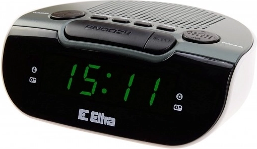 radiobudzik Zebu 06PLL szary/biały
