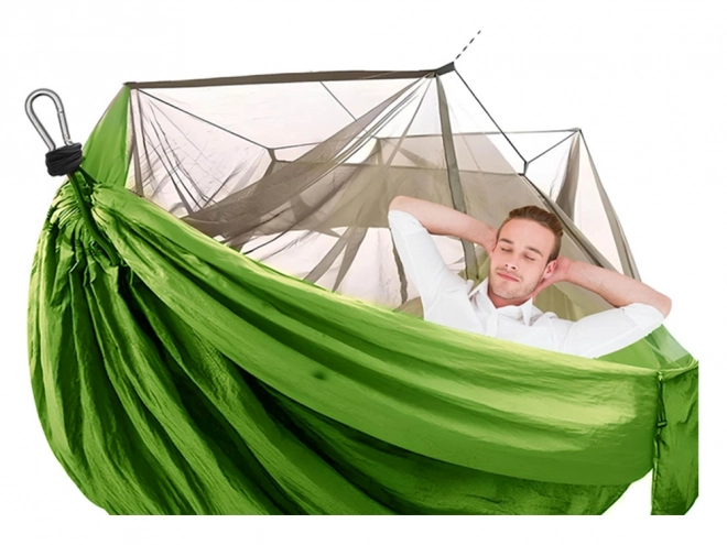 Hamak turystyczny z moskitierą 270x140cm