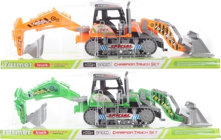 Plastowy traktor budowlany dla dzieci