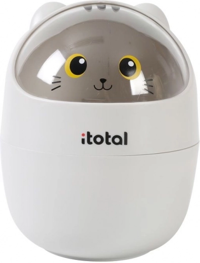 Uroczy design szarej kotki