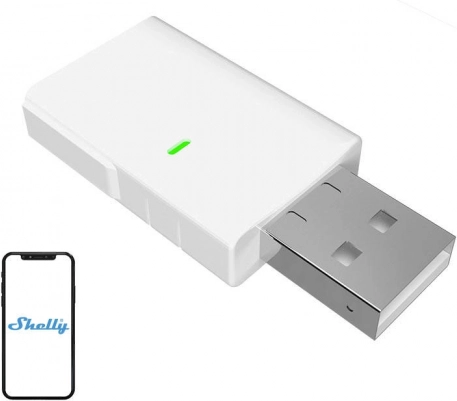 Shelly BLU Gateway USB-A – brama Wi‑Fi/Bluetooth