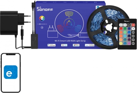 Inteligentna taśma LED RGB Wi‑Fi 5 m Sonoff L2 Lite