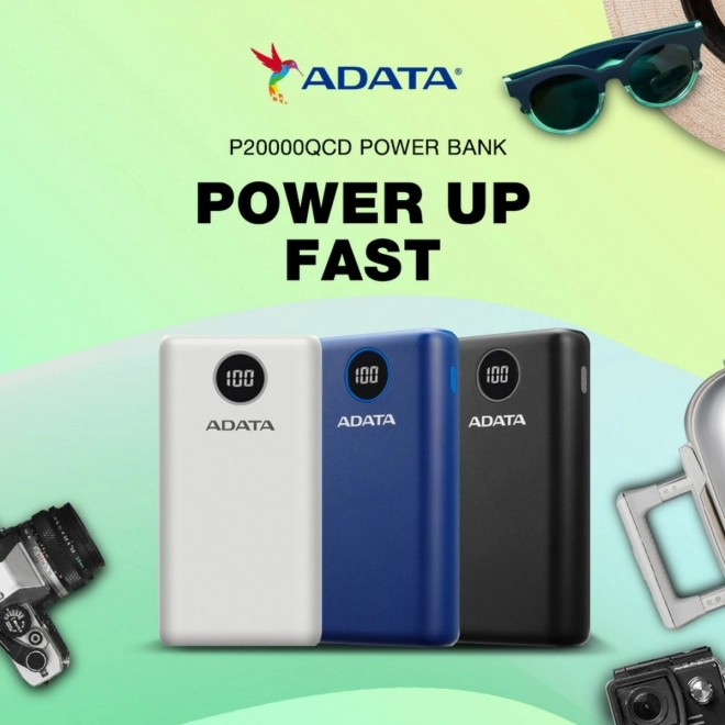 Powerbanka P20000QCD 20000mAh biały QC/PD