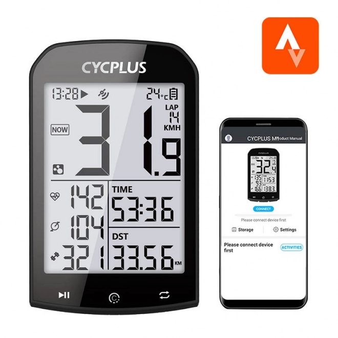 GPS licznik rowerowy Cycplus M1