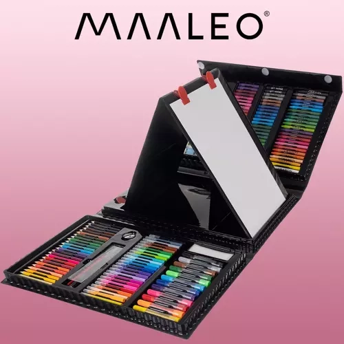 Zestaw malarski w walizce - 208 sztuk Maaleo 21645