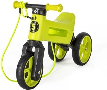 Odrážadło Funny Wheels Rider SuperSport 2w1 z paskiem – Zielone