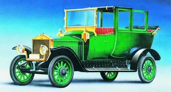 Model Oldtimer Rolls Royce Silver Ghost 1911 1:32 15,2x5,6cm w pudełku 25x14,5x4,5cm