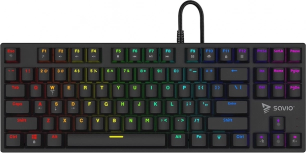 Klawiatura mechaniczna Savio Tempest X2 z przełącznikami Outemu Blue i podświetleniem RGB