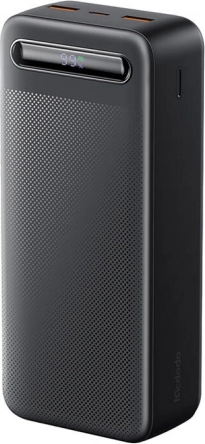 Powerbank Mcdodo z wyświetlaczem cyfrowym 30000 mAh, 22,5 W PD (czarna)