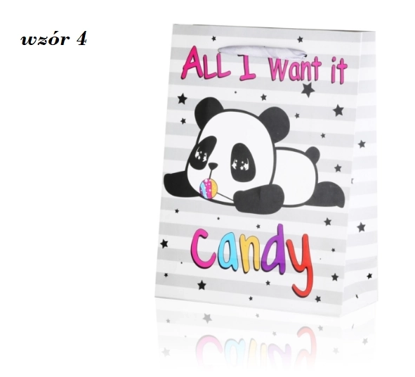 Torba prezentowa panda 24 cm x 18 cm
