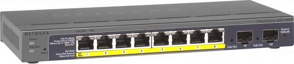 Inteligentny przełącznik 8x1GB PoE 2xSFP