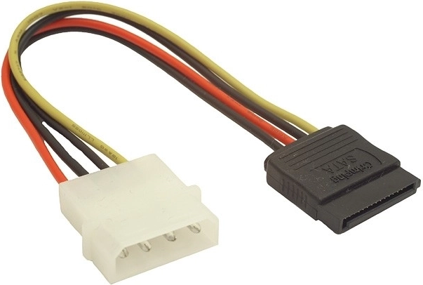 kabel zasilający Molex na SATA 0,15 m