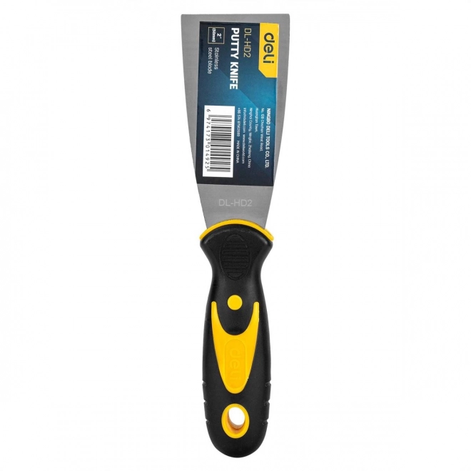 Szpachla do kitu 2'' Deli Tools EDL-HD2 (żółta)