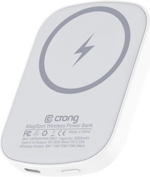 Bezprzewodowy power bank MagSpot z MagSafe 5000 mAh i USB‑C 20W PD