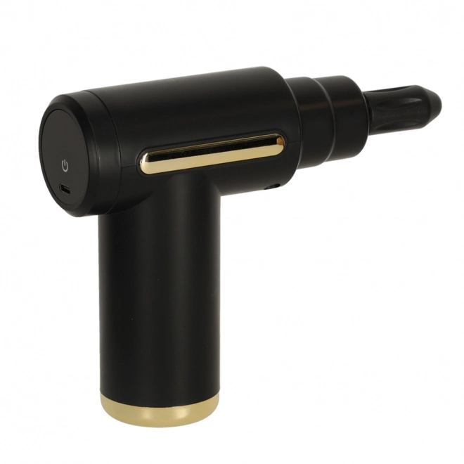Masażna pistolet LED 4w1 czarna