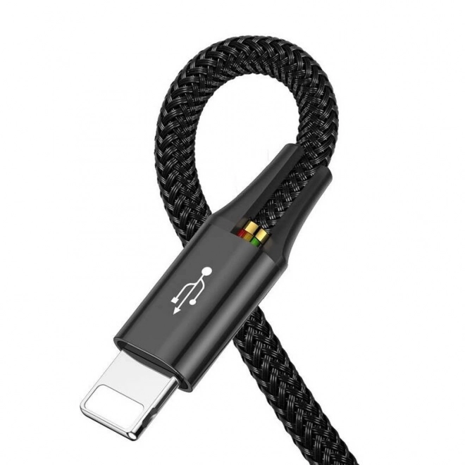 Baseus Szybki kabel USB 4w1 2xUSB-C / Lightning / Micro 3,5A 1,2m - czarny