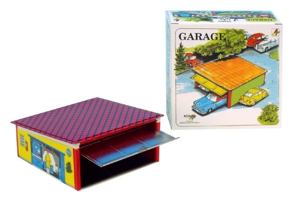 Garaż kov 15x6x13cm w pudełku Kovap