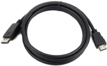 Czarny kabel DisplayPort na HDMI 5 m