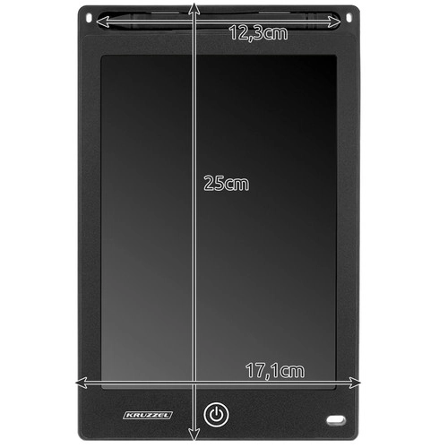 Tablet rysunkowy 10" czarny XL KRUZZEL 22455