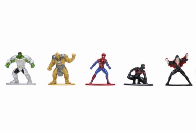 Metalowe Nano figurki kolekcjonerskie od Marvel 20 szt.