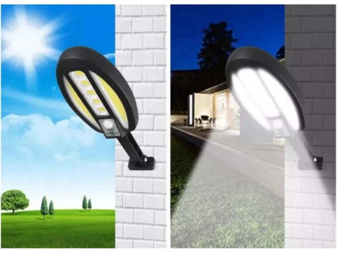 Solarne światło LED z czujnikiem ruchu
